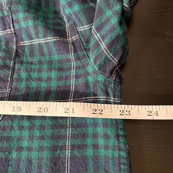 Cotton On Vintage Re-Mastered Mens Shirt Size M Plaid Flannel Long Sleeve Green - Picture 11 of 12